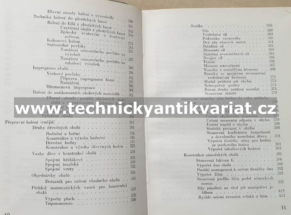 Příručka balení strojírenských výrobků - Růžička, Vrabec (1962)