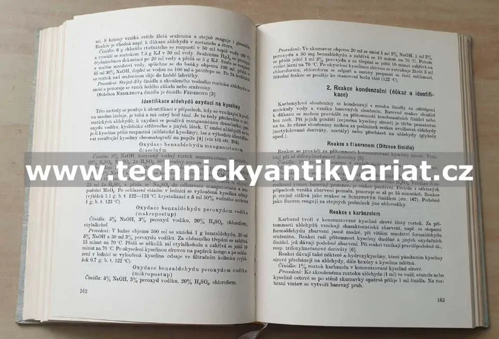 Důkaz a identifikace organických látek - Večeřa, Gasparovič (1963)