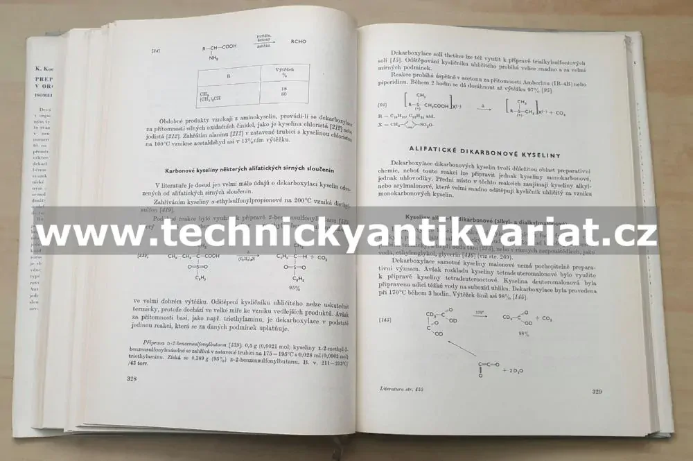 Preparativní reakce v organické chemii IX. Isomerisace a degradace - Kochloefl, Kraus (1967)