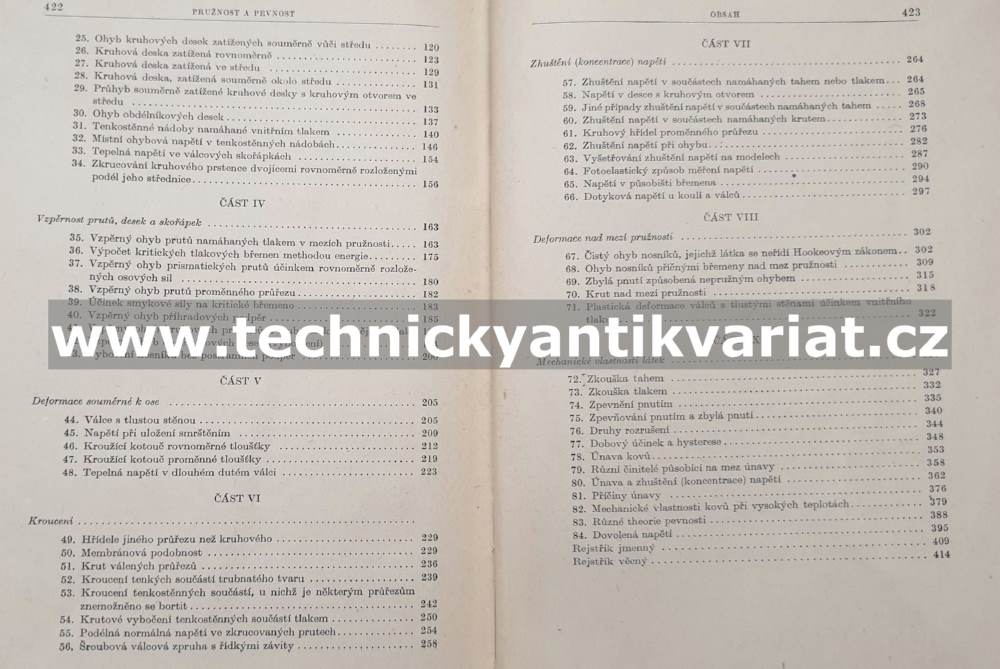Pružnost a pevnost I.,II. - Š. Timošenko (1951)
