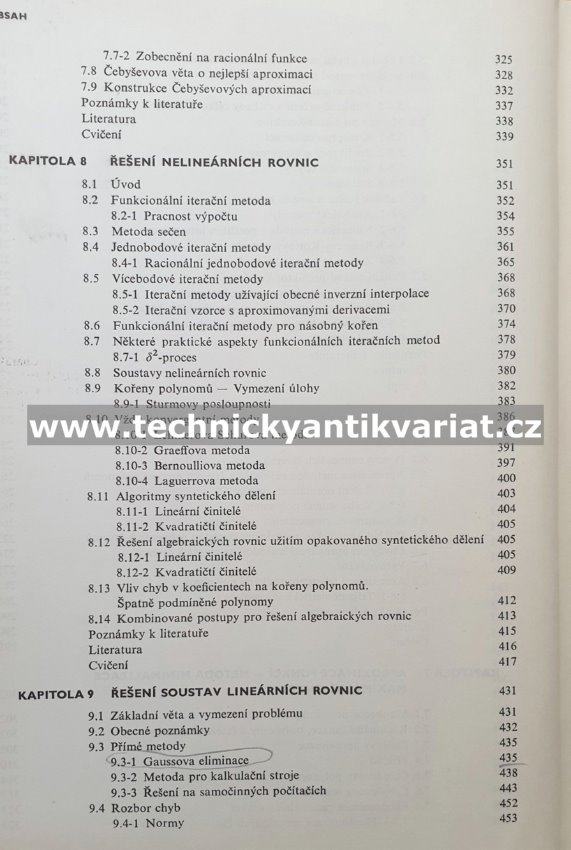 Základy numerické matematiky - Anthony Ralston (1978)