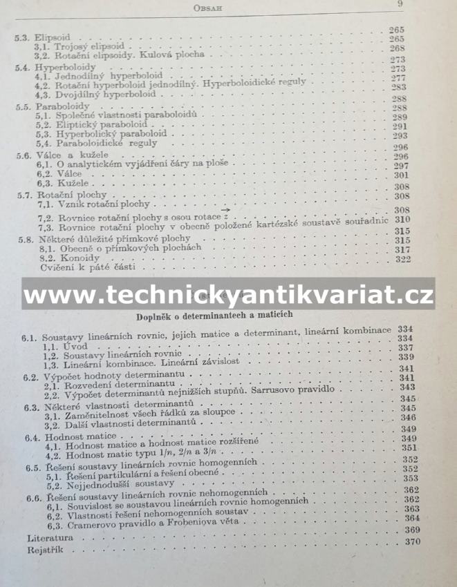 Analytická geometrie - Jiří Klapka (1960)
