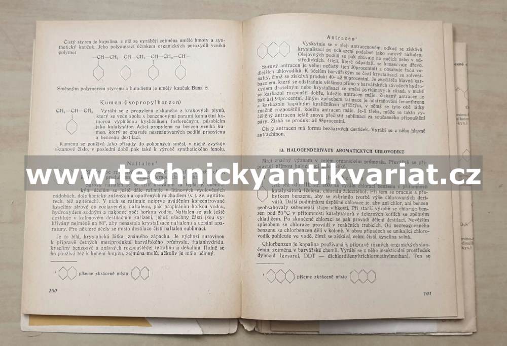 Základy organické technologie - Miloš Zahradník 1954)