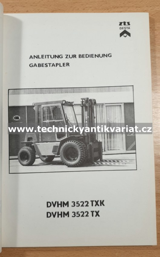 DESTA DVHM 3522 TXK návod k obsluze (1987)