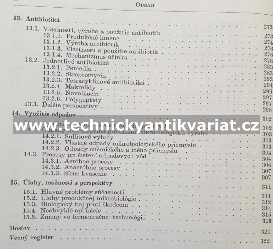 Technická mikrobiologia - D. Halama (1967)