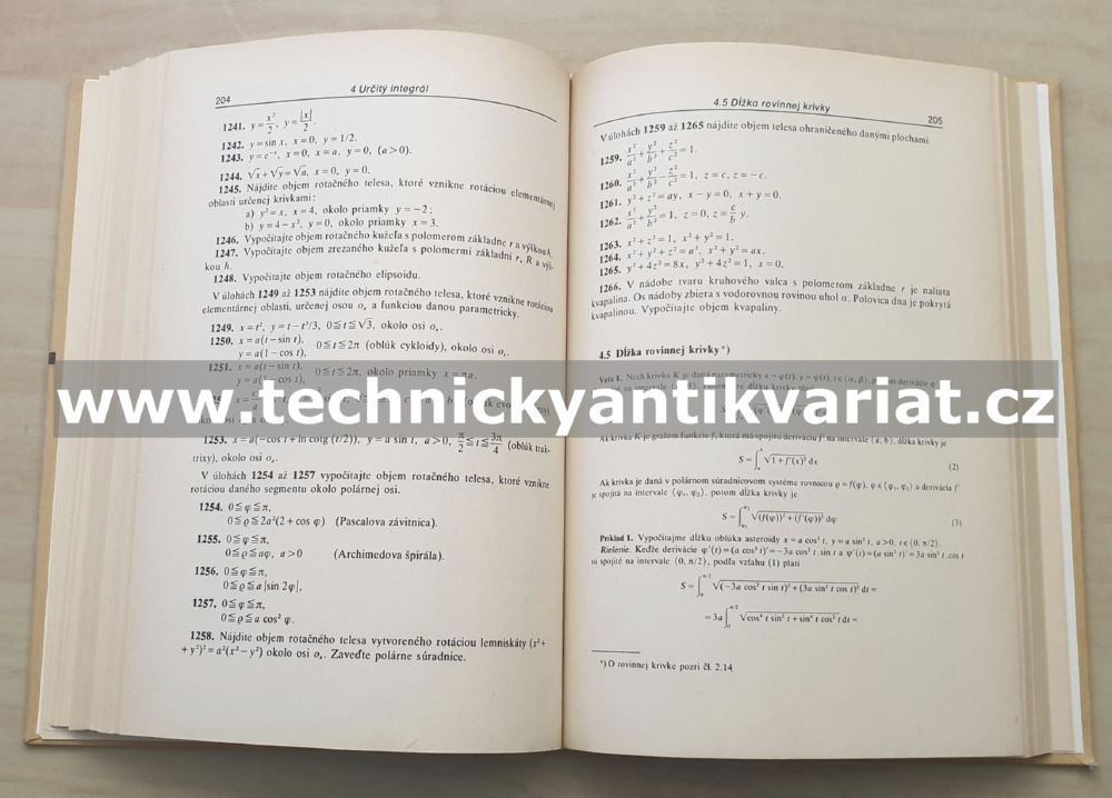 Zbierka úloh z vyššej matematiky 2 Eliaš, Horváth, Kajan (1986)