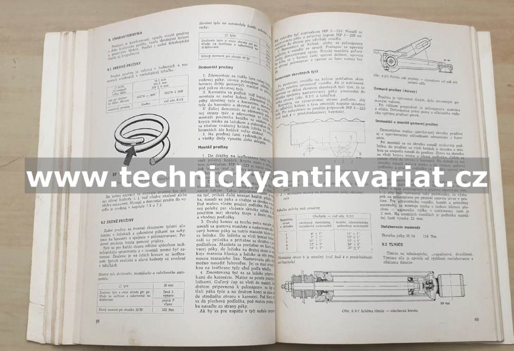 Škoda 1203 - dielenská příručka (1984)