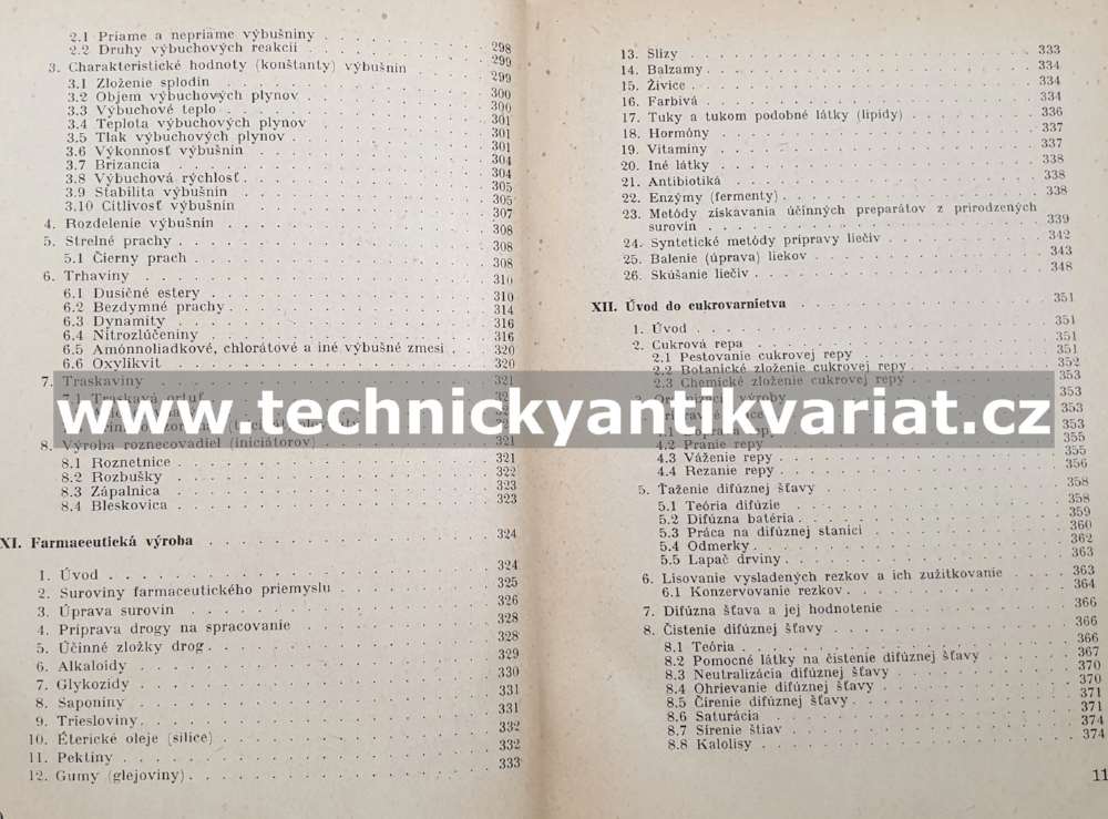 Technologia organických látok - M.Maryško (1959)