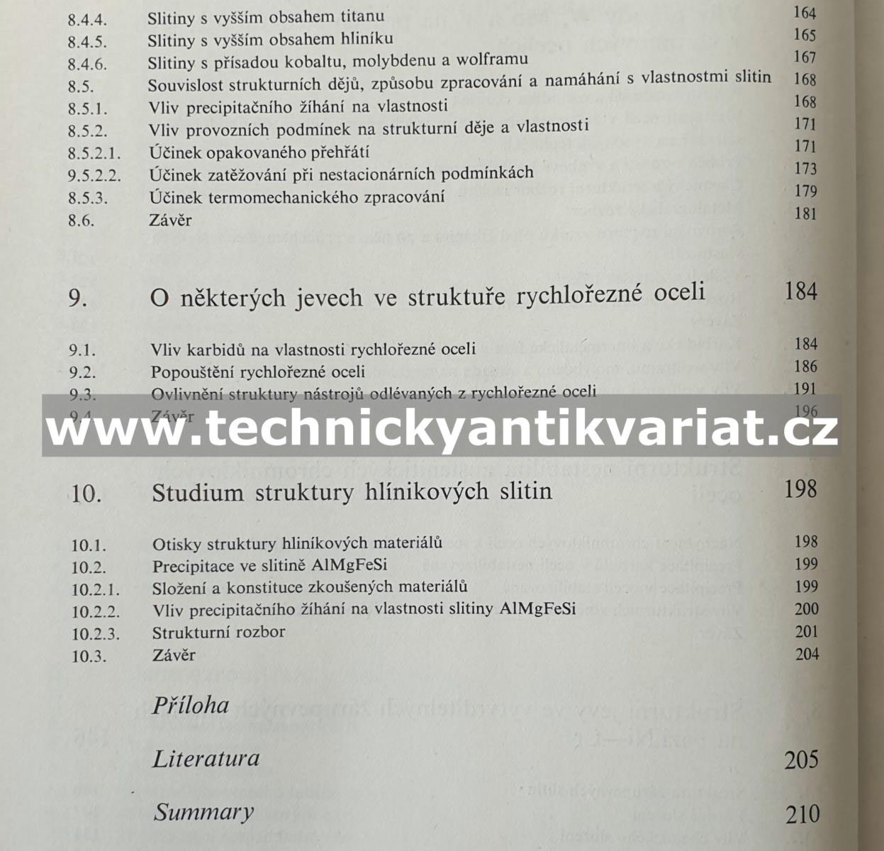 Elektronová metalografie jemnozrnných fází - Ježek, Vobořil (1972)
