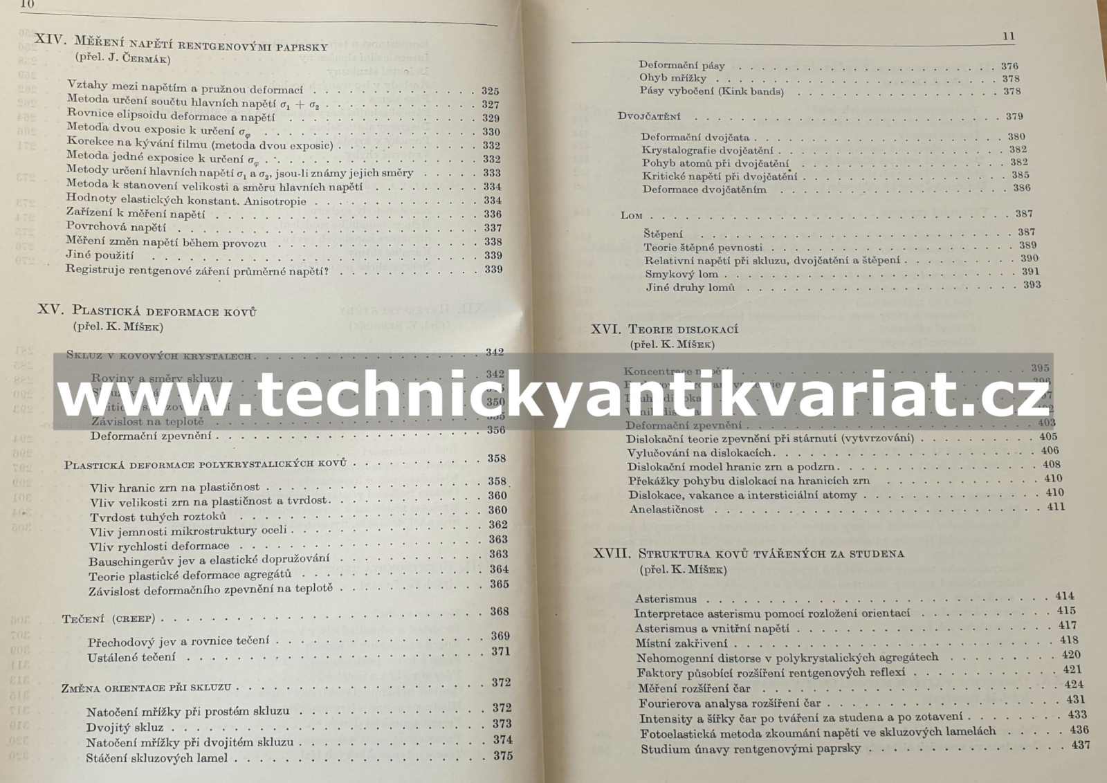 Struktura kovů - krystalografické metody, principy a údaje - Charles S. Barrett (1959)