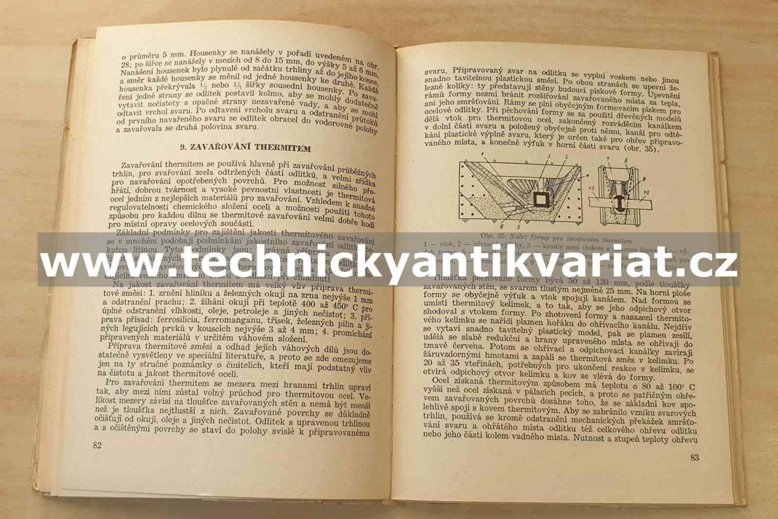Opravy vad odlitků - Směljakov, Kosarikov (1952)