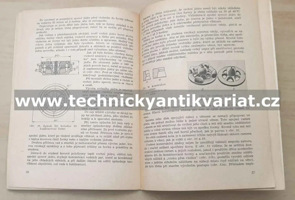 Snadno oddělitelné nálitky - V.N.Polisadov (1955)