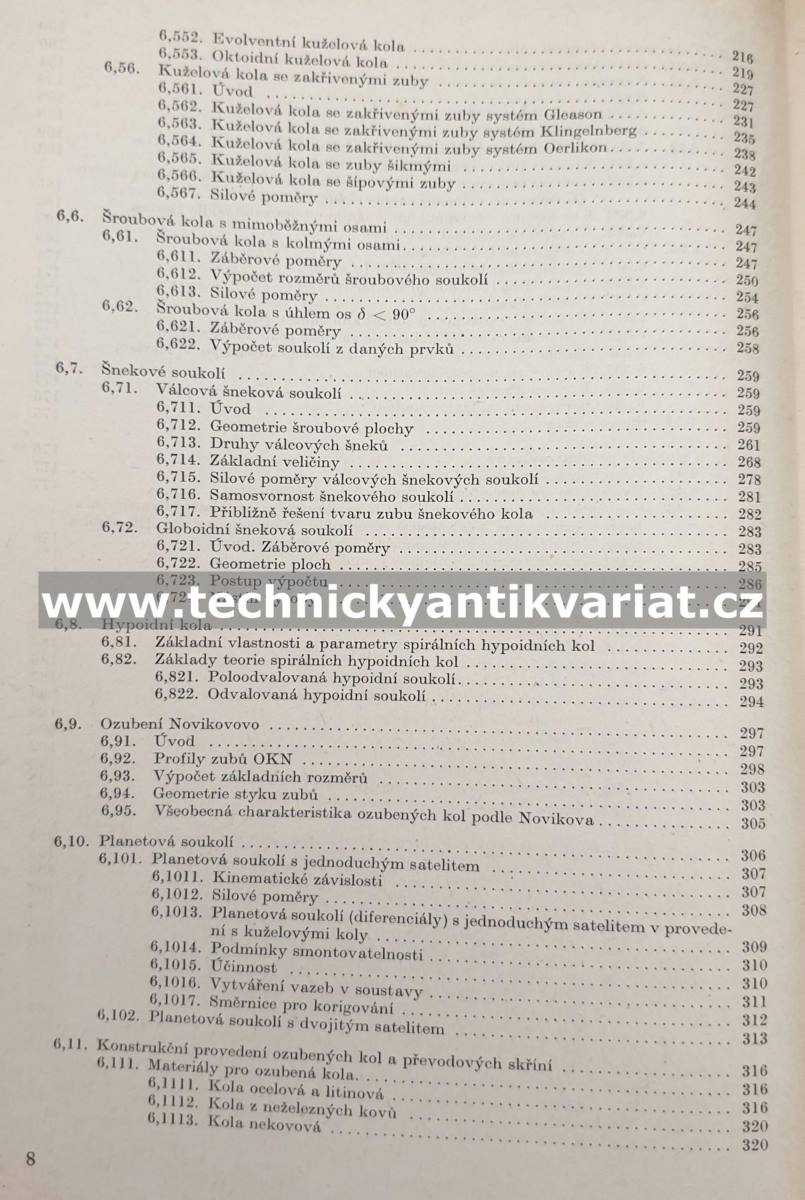 Části strojů II. Převody, a převodová ústrojí - Alfréd Bolek (1963)