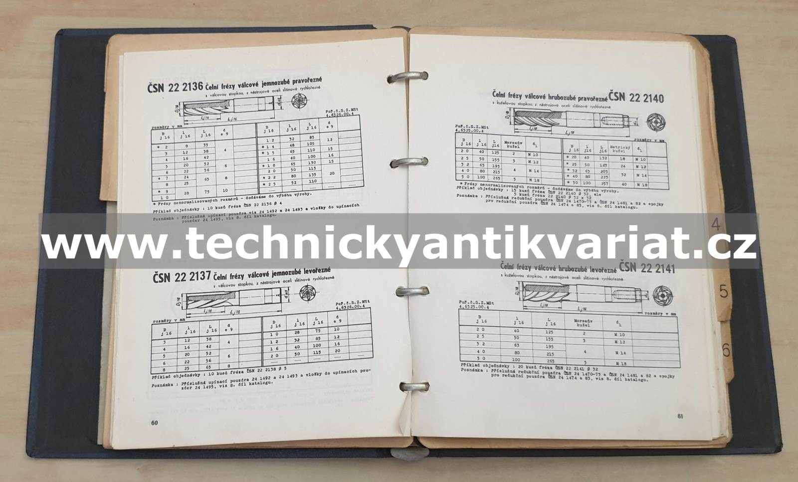 Katalog přesných nástrojů a měřidel I. řezné nástroje