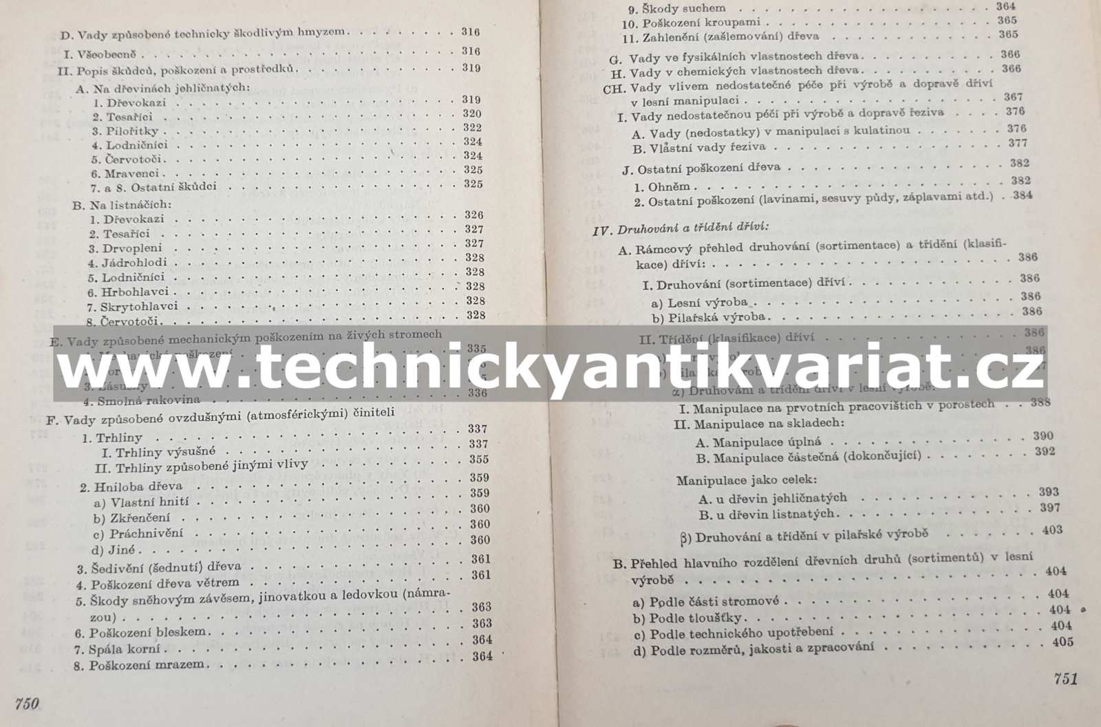 Nauka o dřevě - Lysý, Jirů (1954)