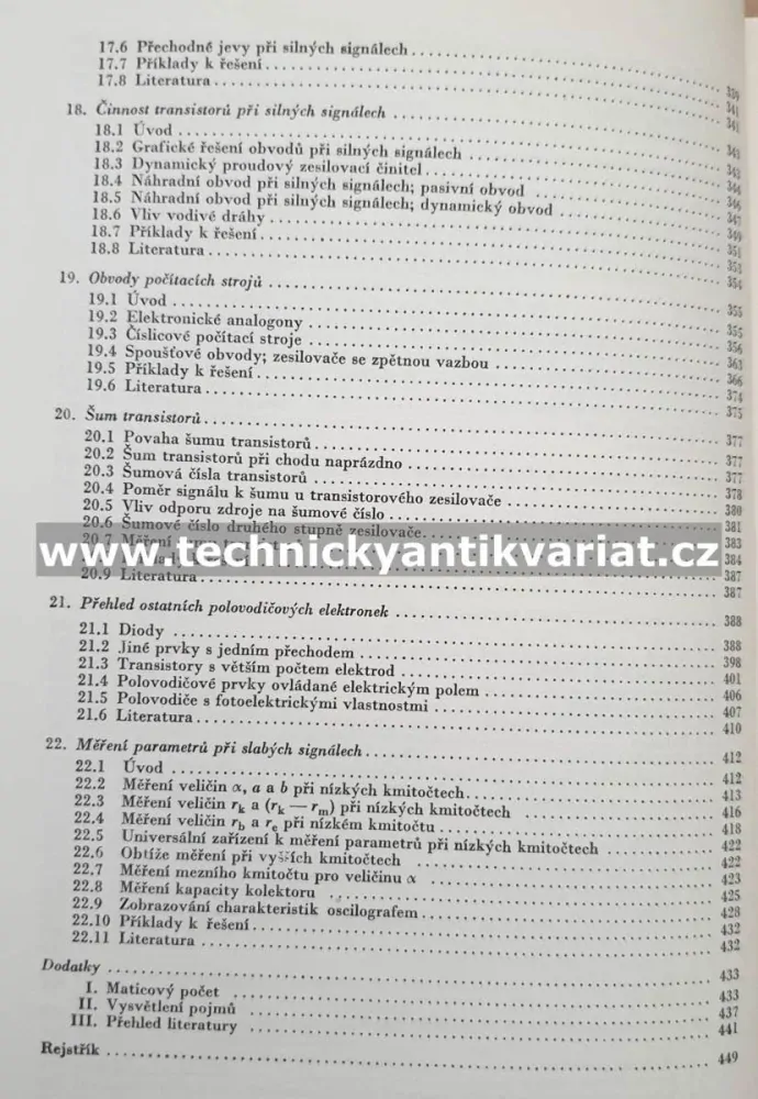 Základy transistorových obvodů - R.F.Shea (1958)