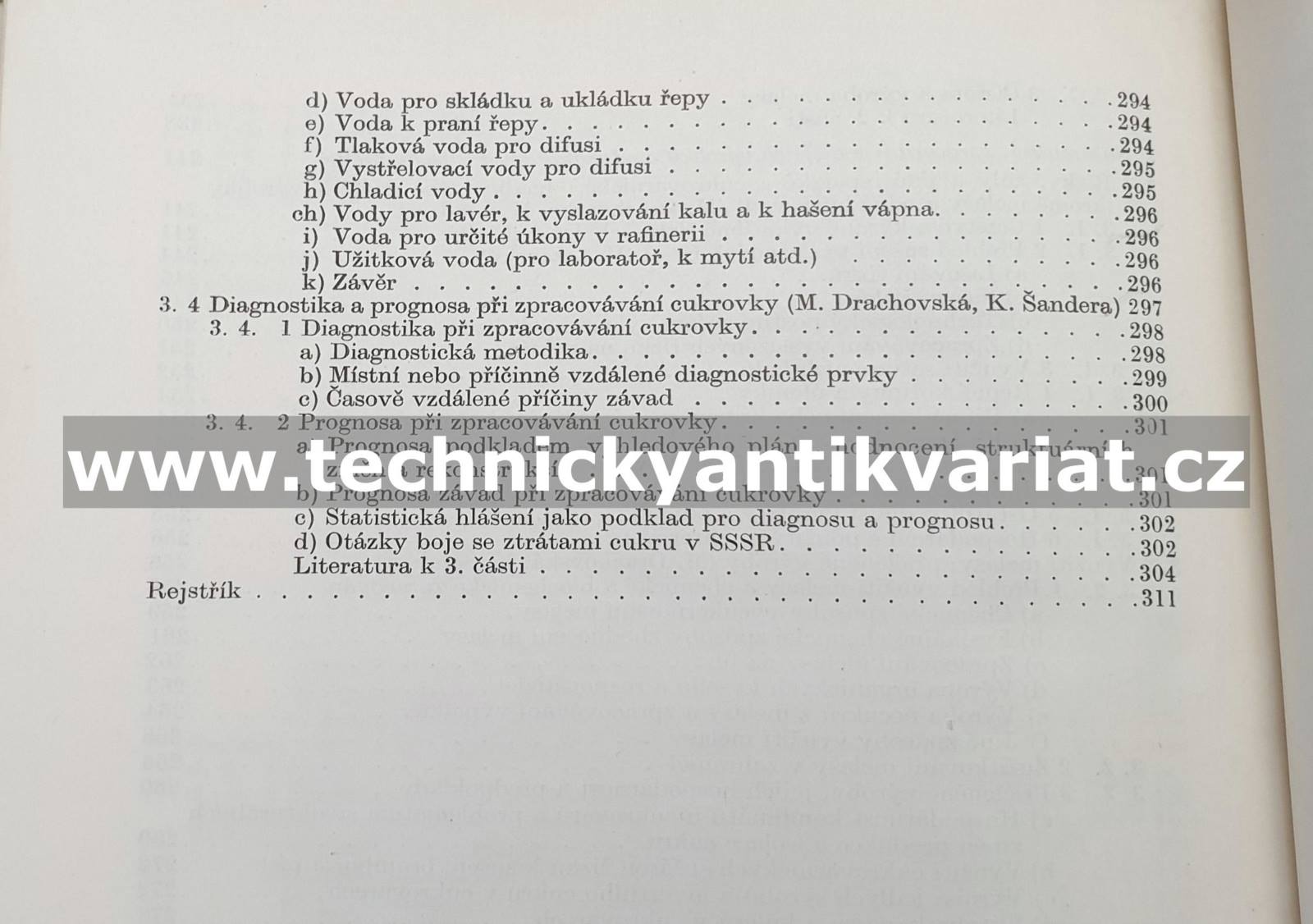 Základy cukrovarnictví II. Výroba surového cukru a vedlejších produktů (1957)