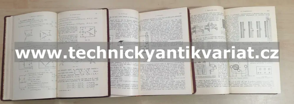 Technický průvodce pro inženýry a stavitele - Elektrotechnika I.,II.,III. (1926, 1932, 1936)