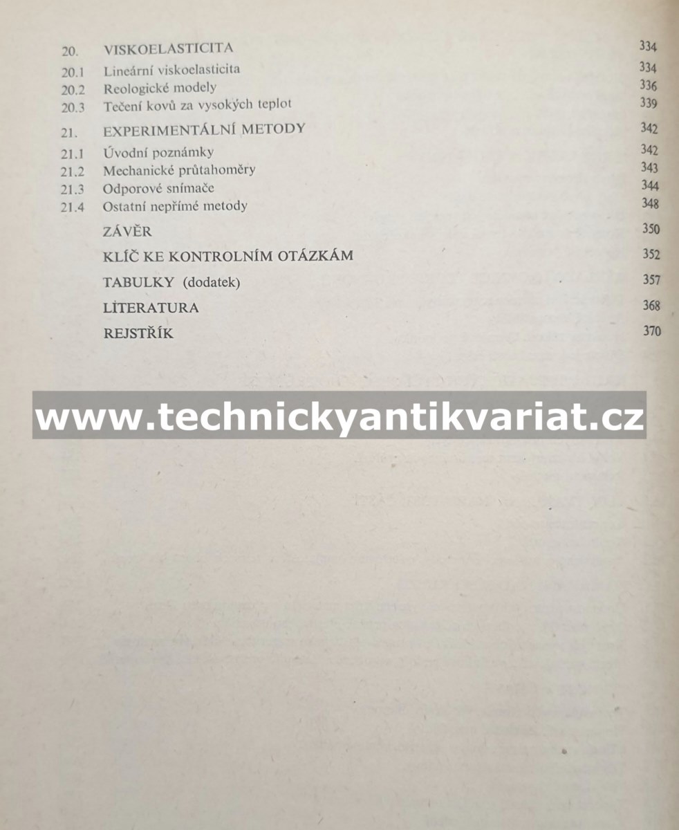 Pružnost a pevnost ve strojnictví - Cyril Hoschl (1971)