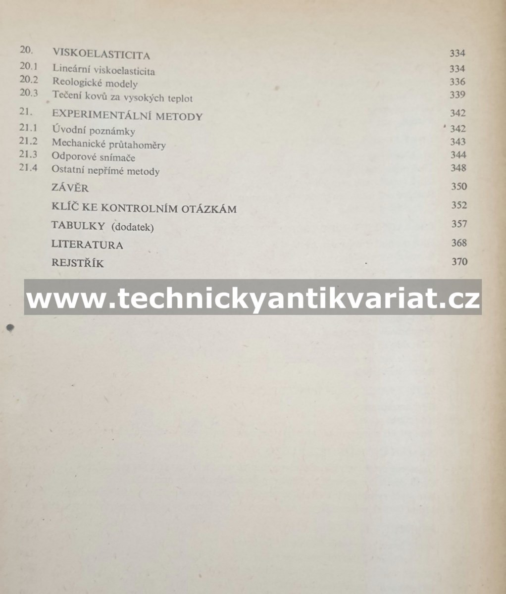 Pružnost a pevnost ve strojnictví - Cyril Hoschl (1971)