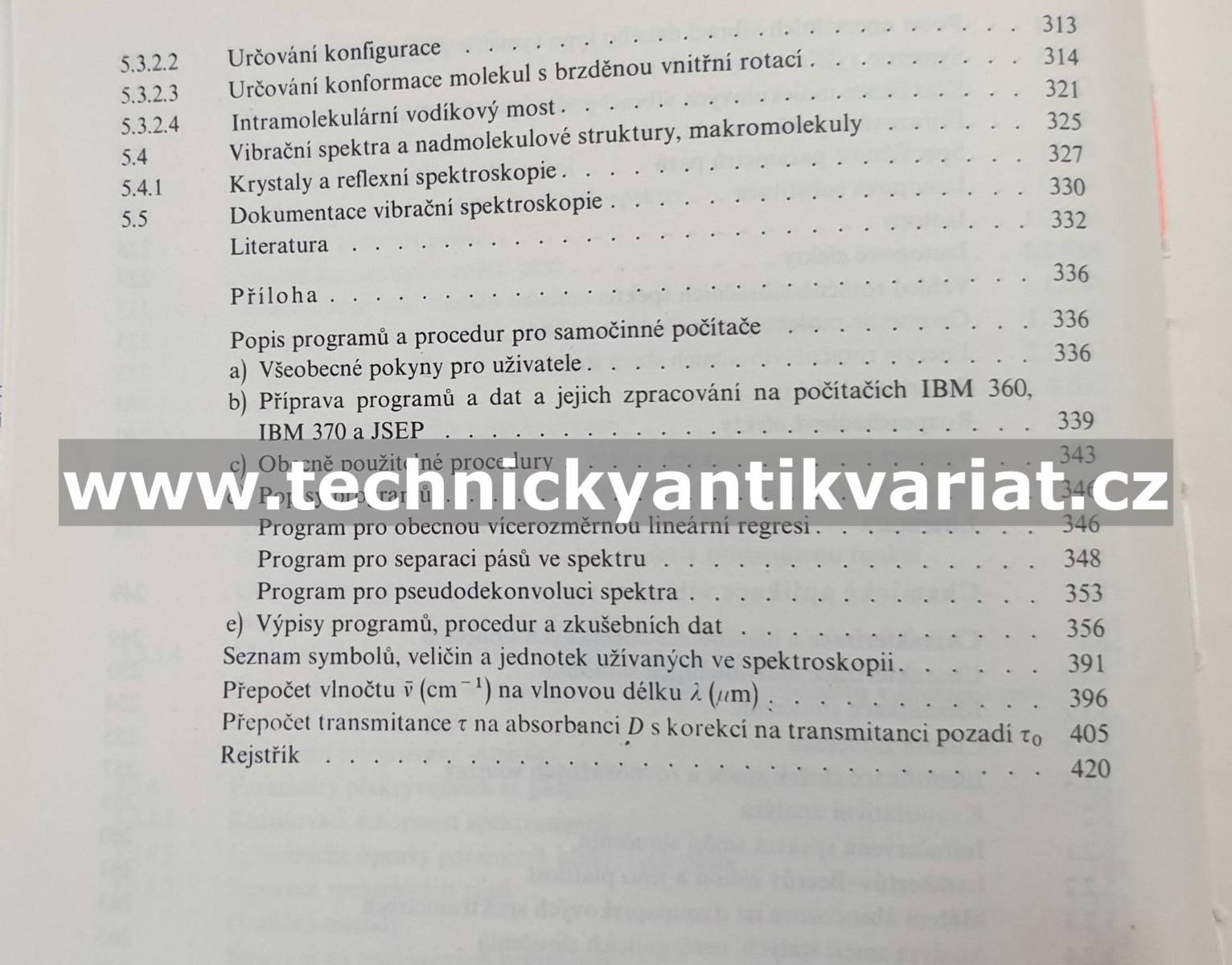 Zpracování a interpretace vibračních spekter - Horák, Vítek (1980)