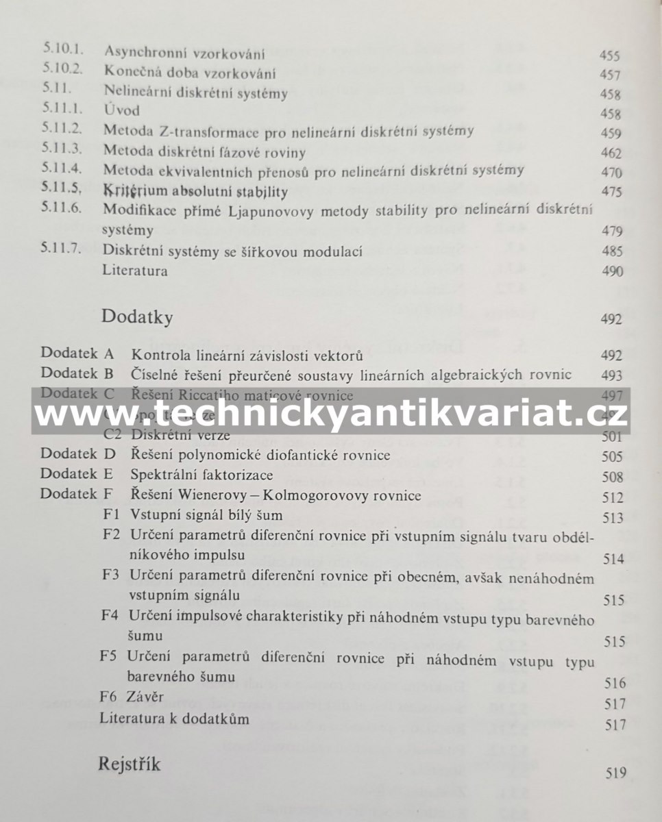 Teorie automatického řízení I - Lineární a nelineární systémy (1982)