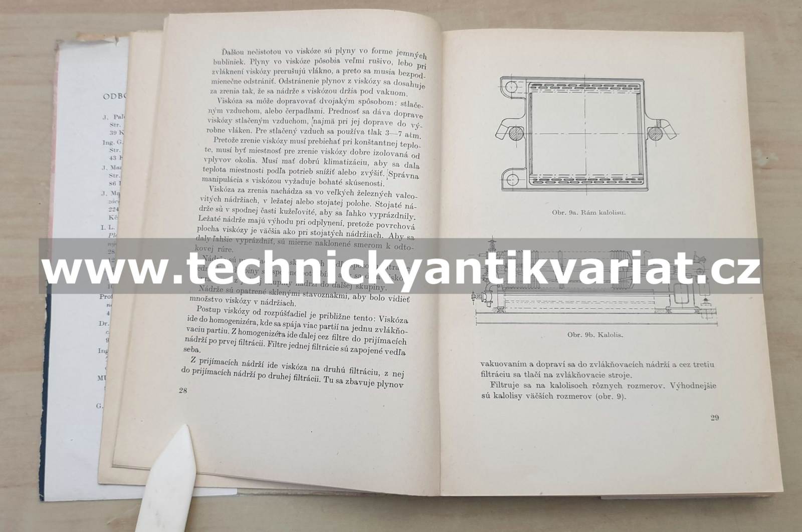 Výroba viskozového hodvábu - Wilial Beseda (1950)