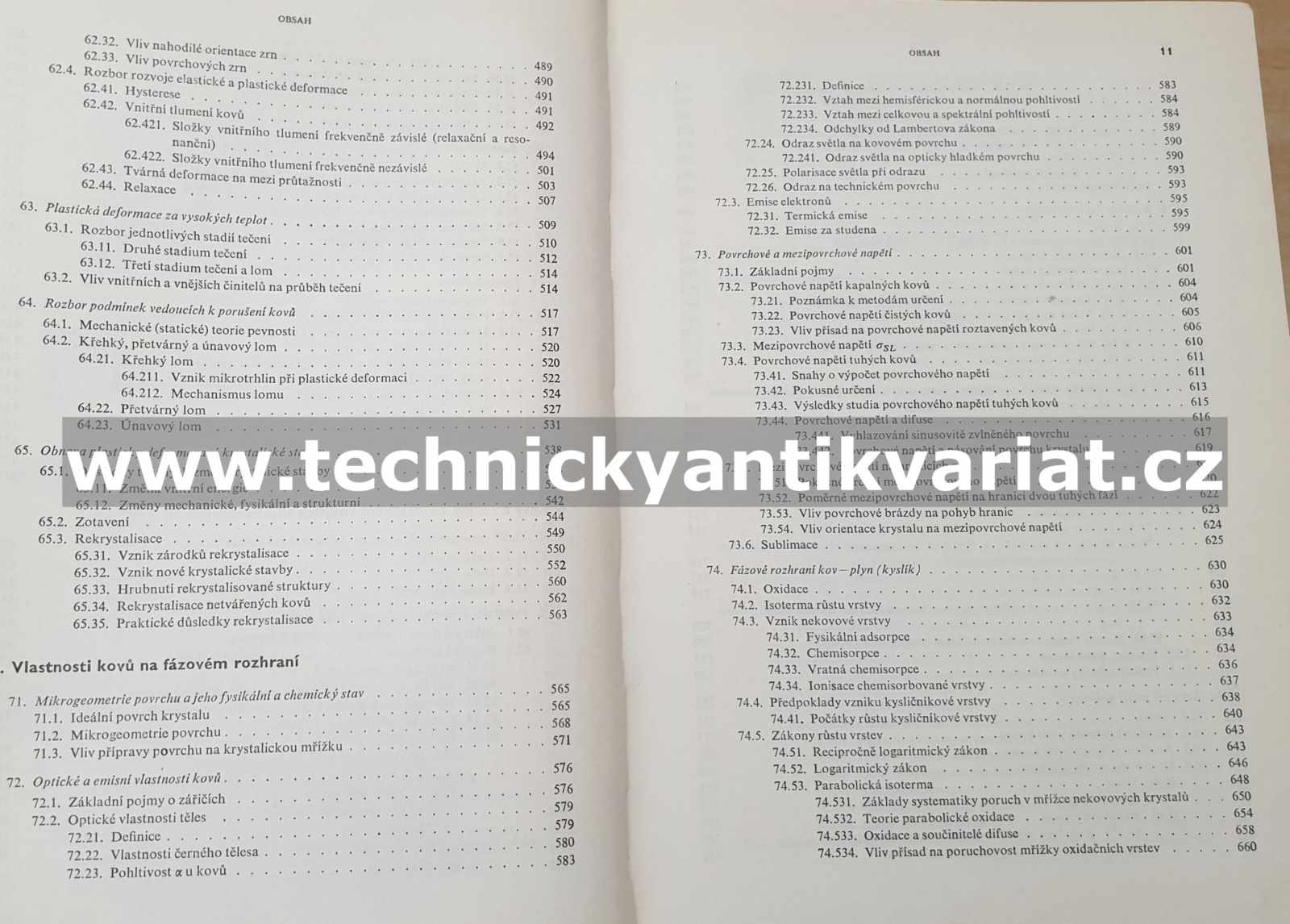 Nauka o materiálu I. Vlastnosti kovů 2 - Píšek, Jeníček, Ryš, Cenek (1968)