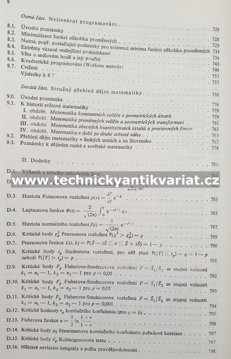Základy aplikované matematiky III. - Škrášek, Tichý (1990)