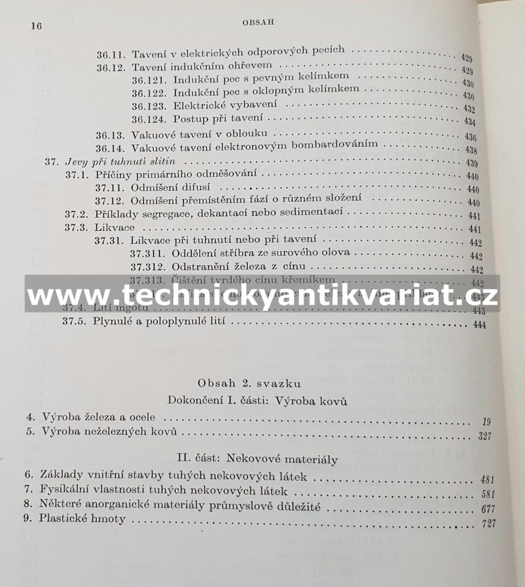 Nauka o materiálu III. svazek 1 - Píšek, Jeníček (1962)