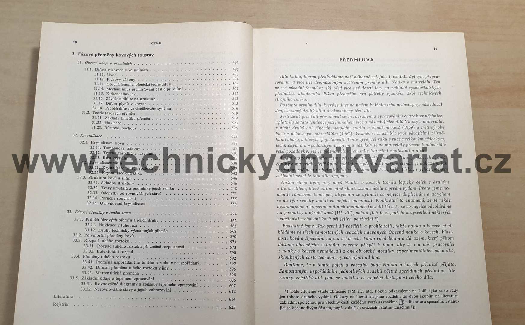 Nauka o materiálu I. svazek 1 - obecná nauka o kovech - Jeníček, Ryš, Cenek, Hrbek (1966)