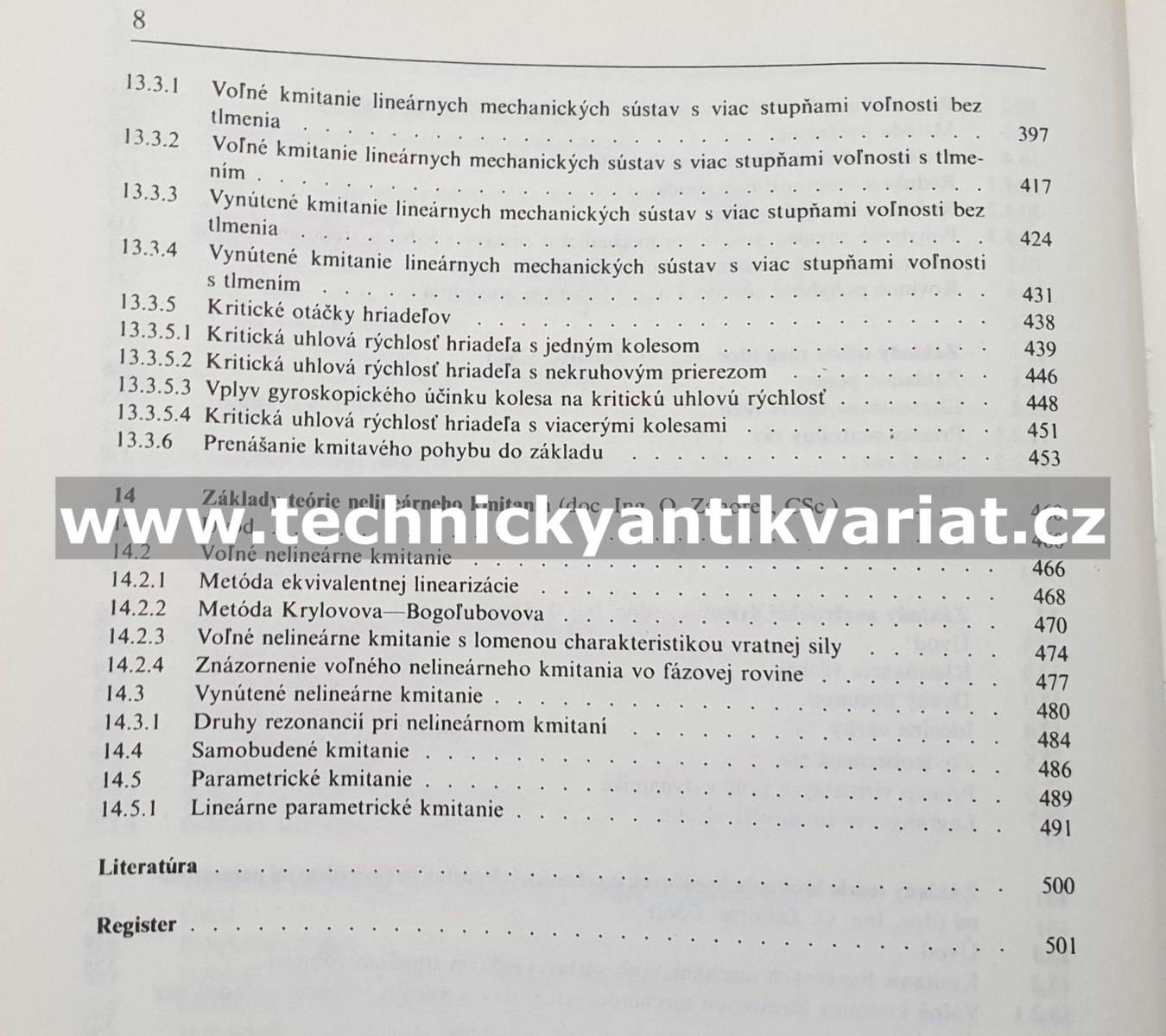 Mechanika III. Dynamika - Medvec, Stradiot, Zahorec, Caban (1988)