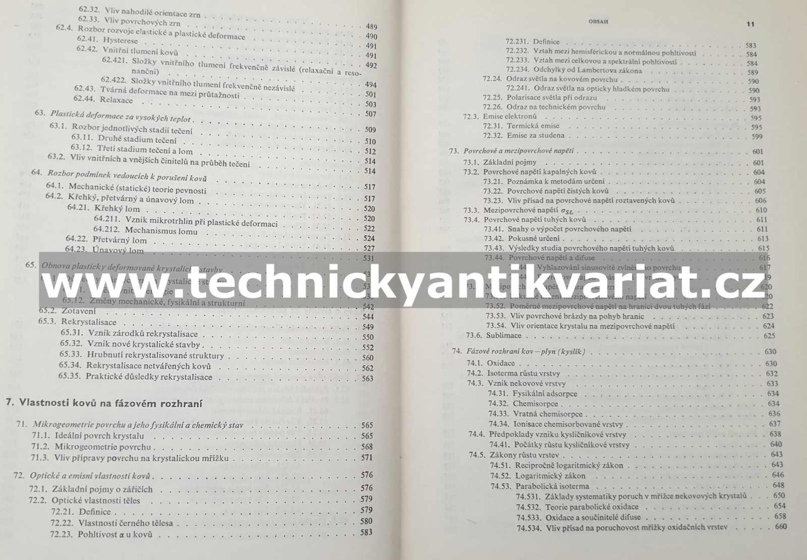 Nauka o materiálu I. Vlastnosti kovů 2 - Píšek, Jeníček, Ryš, Cenek (1968)