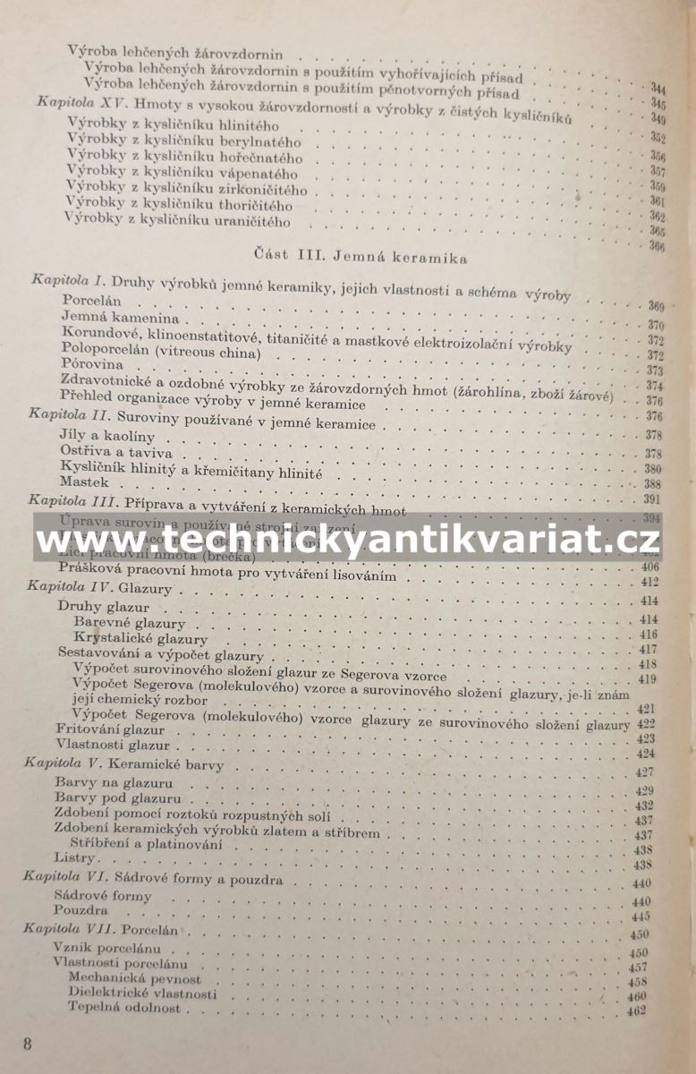 Technologie keramiky a žárovzdorného zboží - P. P. Budnikov (1960)