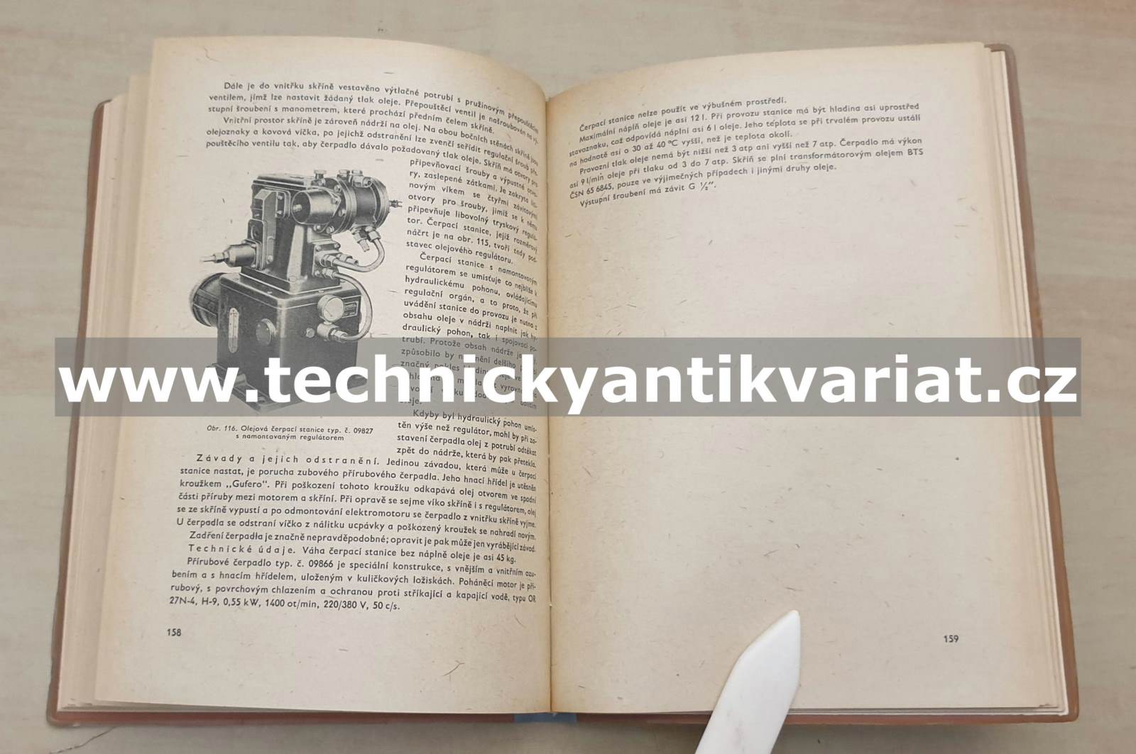 Olejové tryskové regulátory - Felix Vítek (1961)