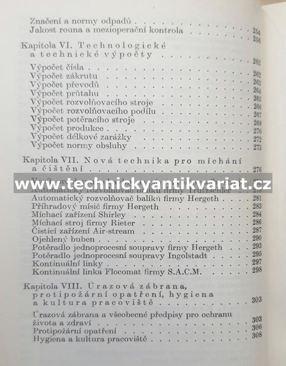 Míchárna a čistírna bavlny - Václav Horák (1967)