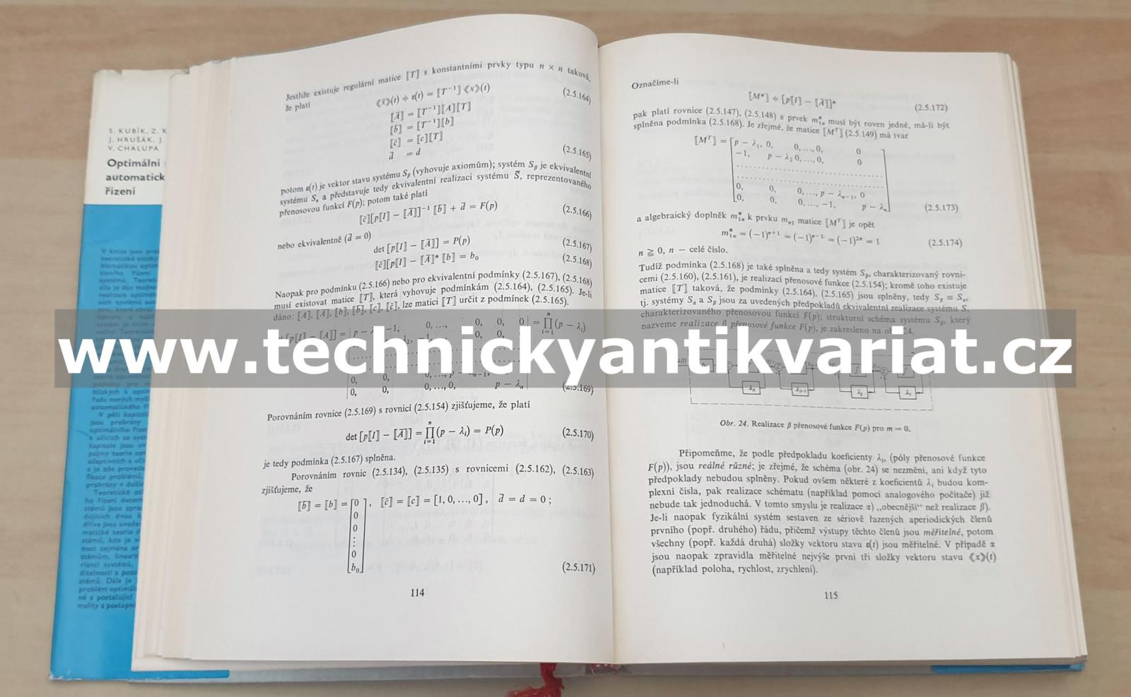 Optimální systémy automatického řízení - Kubík, Kotek, Hruška, Wachtl, Chalupa (1972)