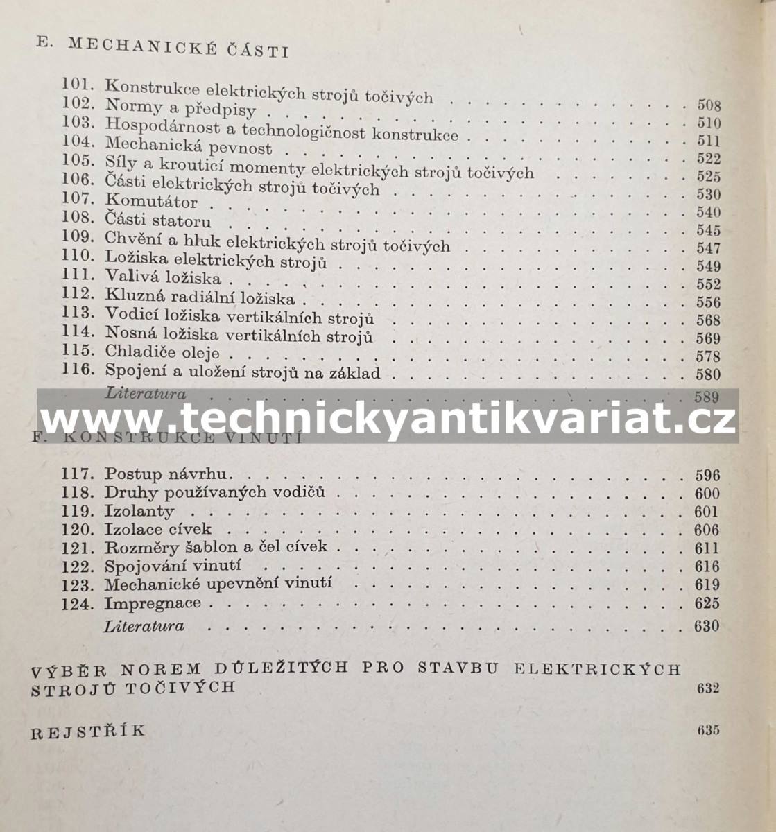 Elektrotechnika II. Elektrické stroje, část 1 - List, Hak (1969)