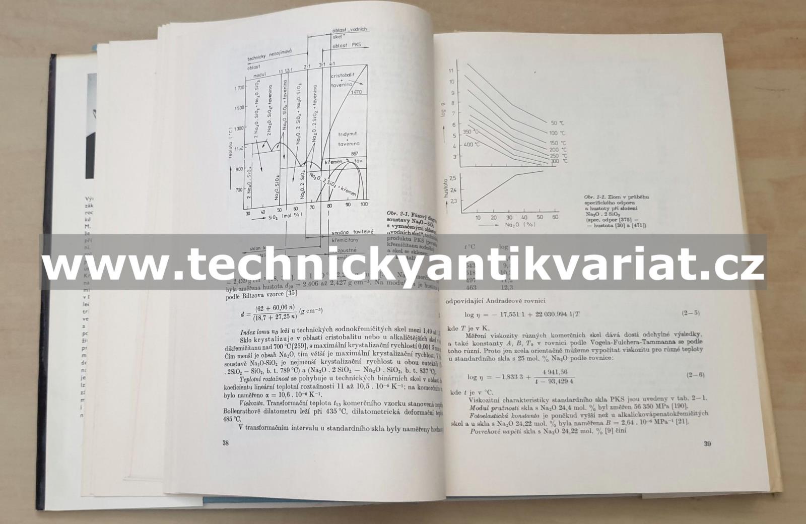 Technická skla a jejich vlastnosti - M.B.Volf (1987)