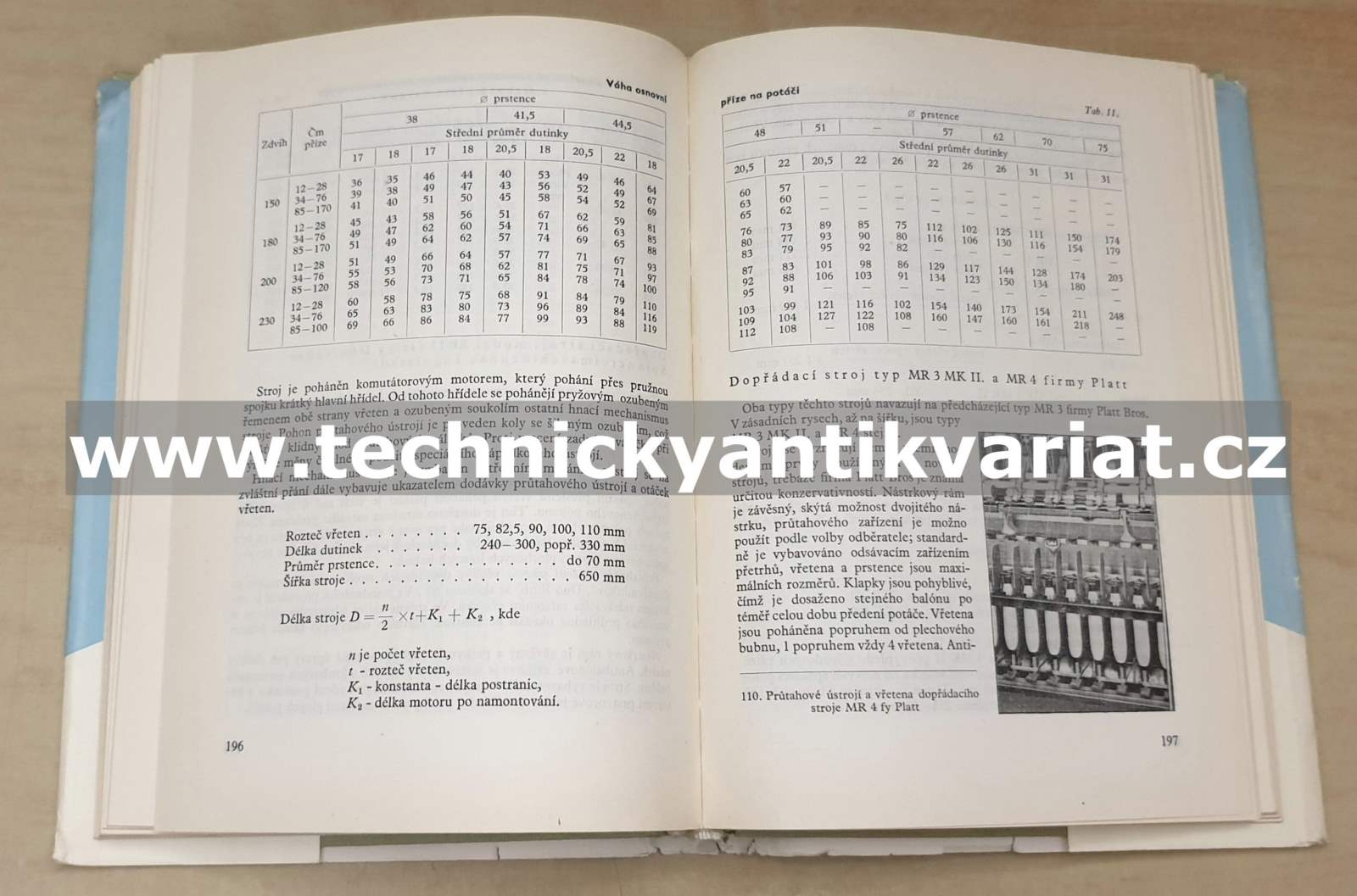 Nová technika v přádelnách bavlny - Václav Horák (1964)