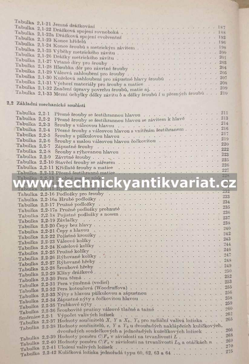 Technické tabulky - Klepš, Nožička (1986)
