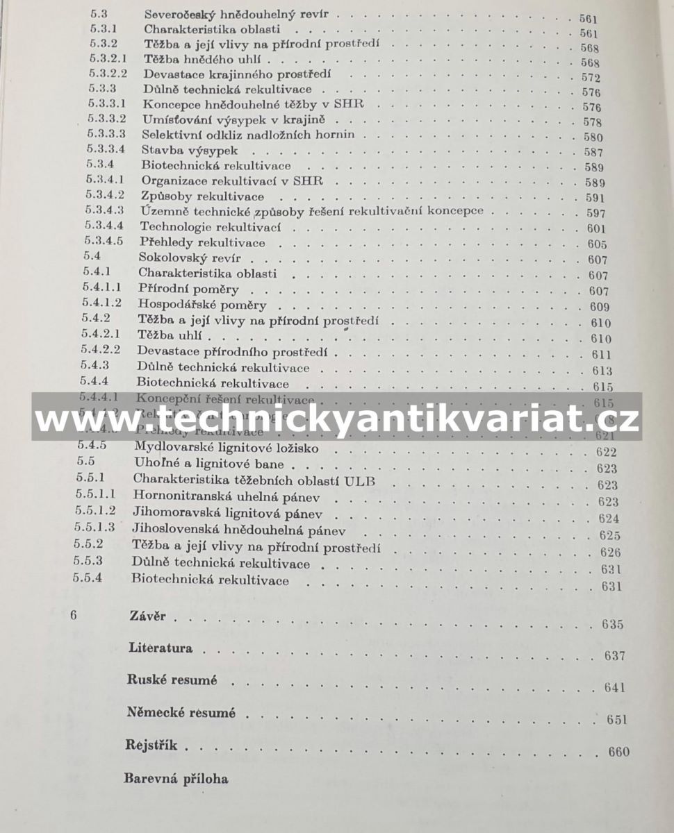 Rekultivace území postižených těžbou nerostných surovin - Stanislav Štýs (1981)