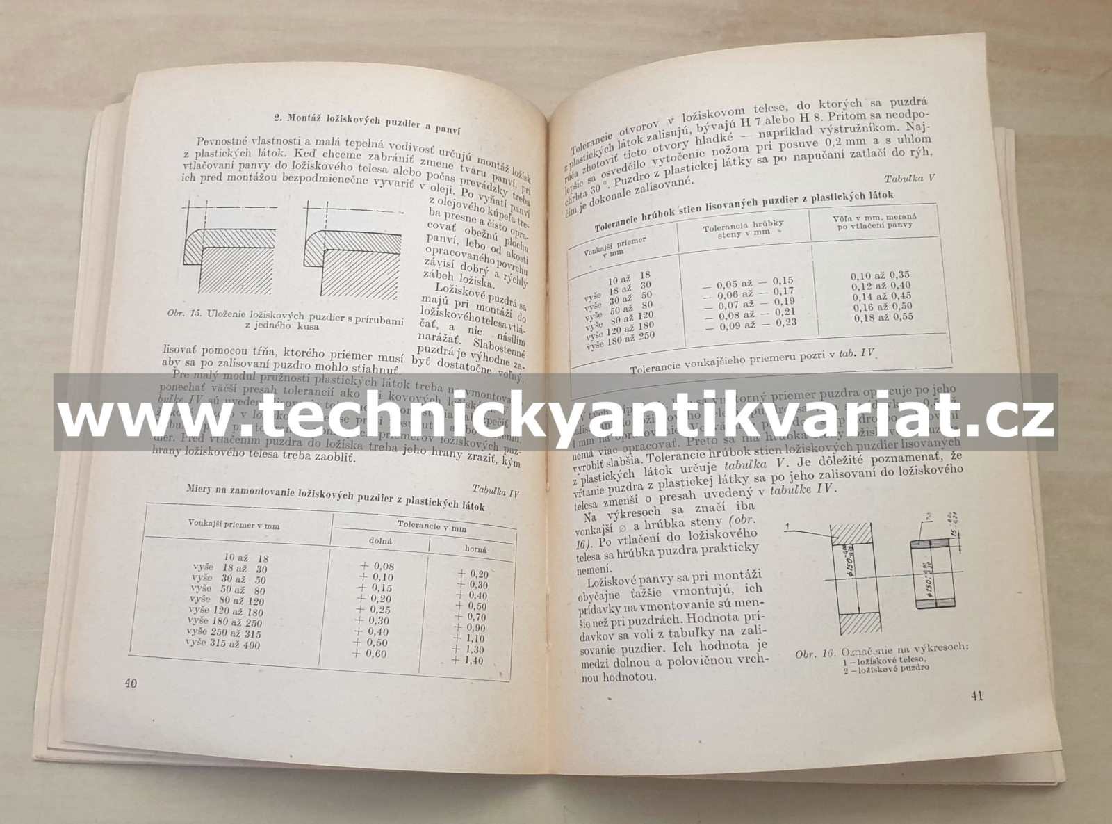 Klzné ložiska z plastických látok - František Nuhlíček (1956)