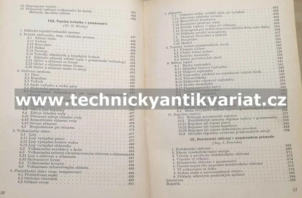 Gumárenská technologie II. zpracování kaučuku a vlastnosti pryže (1955)