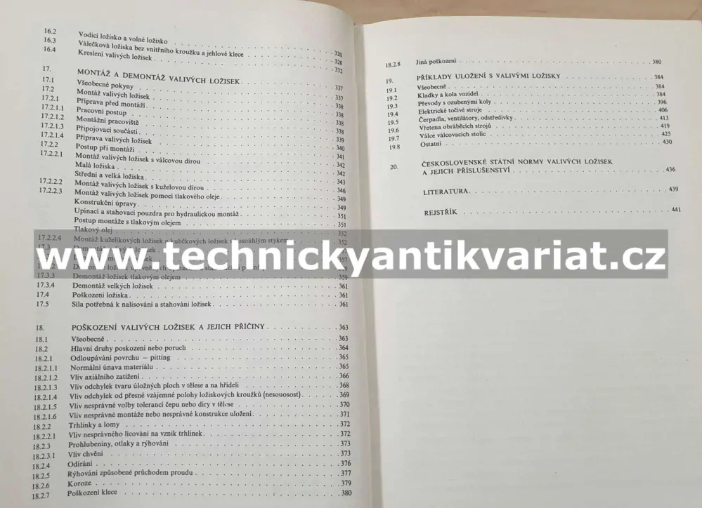 Technika uložení s valivými ložisky - Jan Frohlich (1978)