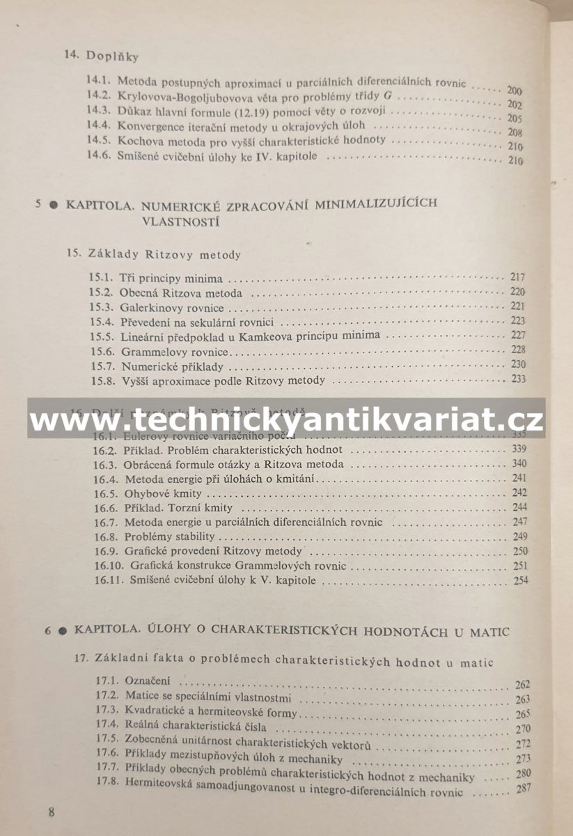 Problémy charakteristických hodnot s technickými aplikacemi - L. Collatz (1965)