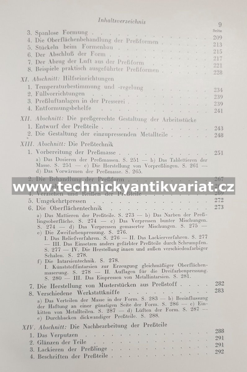 Herstellung und Verarbeitung von Kunstharzpregmassen - Kurl Brandenburger (1938)