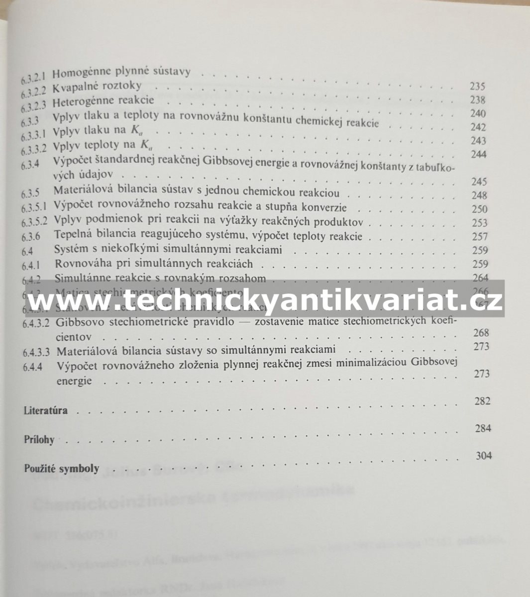 Chemickoinžinierska termodynamika - Julius Surový (1991)