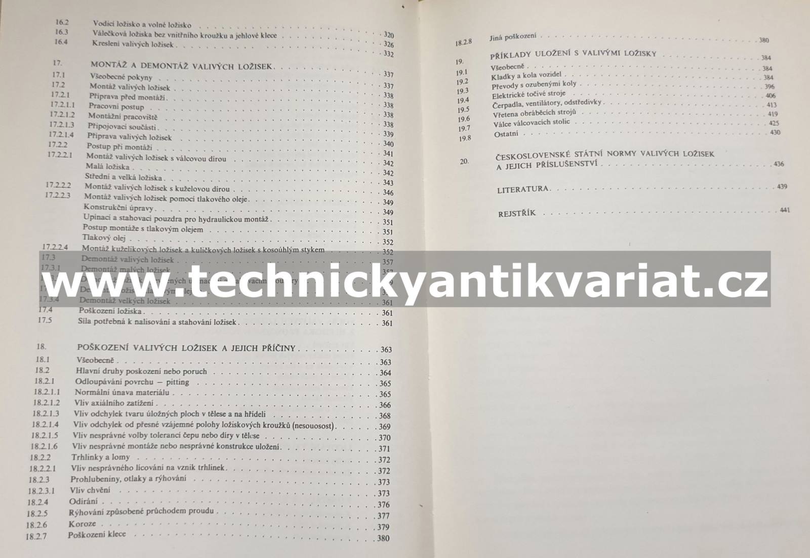Technika uložení s valivými ložisky - Jan Frohlich (1978)