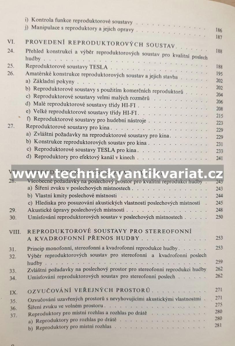 Reproduktory a reproduktorové soustavy - Svoboda, Štefan (1976)